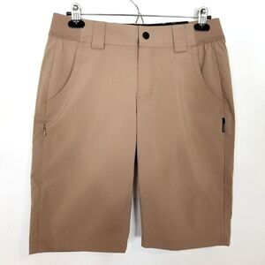 Flylow Women Tia Mountain Bike Shorts Sz 6‎ Chai Beige UPF 40+ Outdoor Hiking